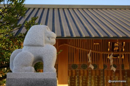 2010/09/25;赤城神社の吽くん