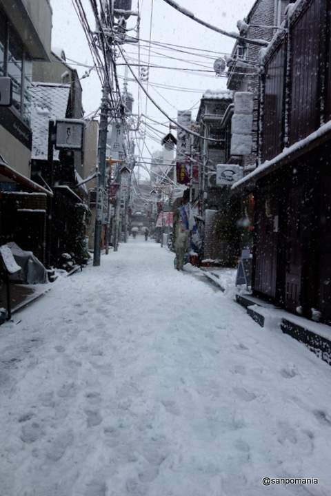 2013/01/14;雪の本多横丁